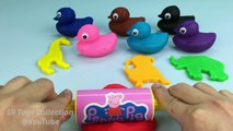 Jugar y Aprender los Colores con Plastilina Patos de Animales Moldes Creativas y Divertidas para los Niños