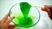 Como hacer Slime verde mezclando Azul y Amarillo - Experimento casero - Hazlo tu mismo! Hulk Putty