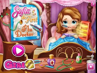 PRINCESA SOFIA - SOFIA THE FIRST - LA PRINCESA SOFIA ESTA RESFRIADA! - SOFIA THE FIRST FLU DOCTOR