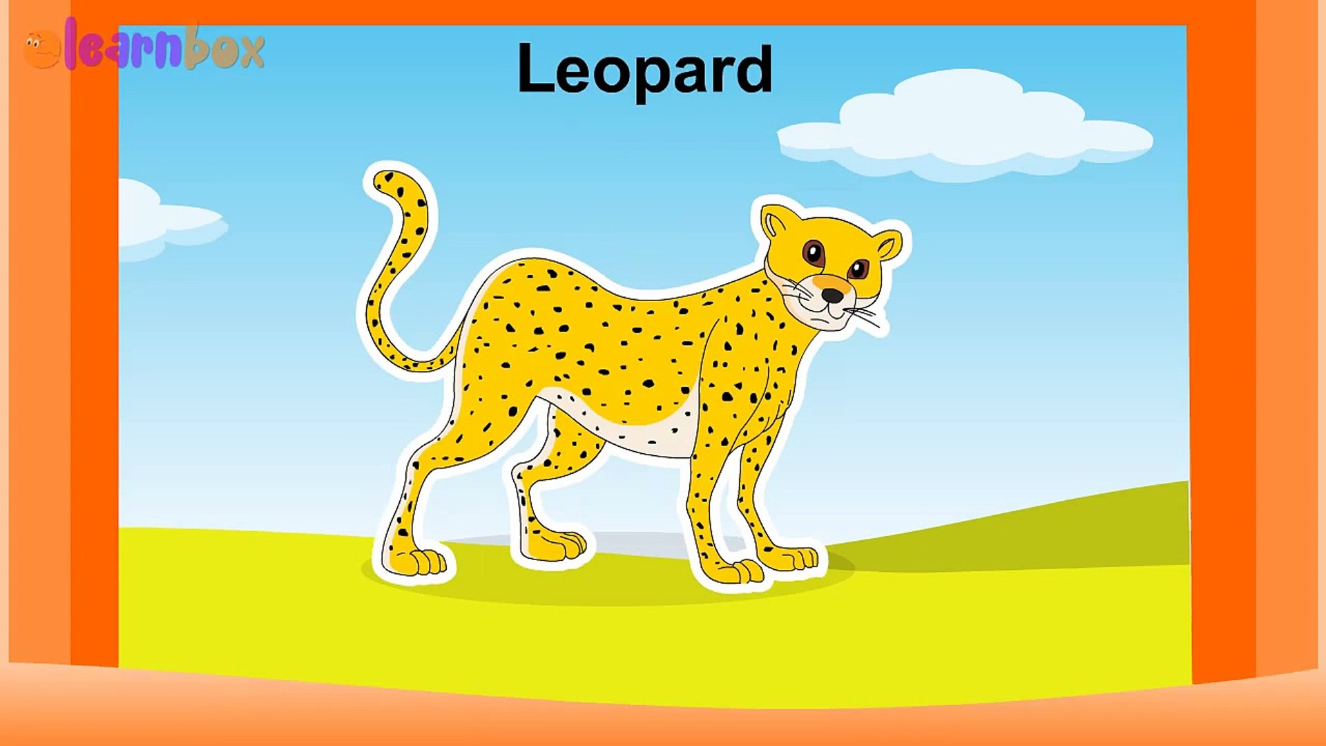 Learn Wild Animals! Animals Names Videos For Childrens