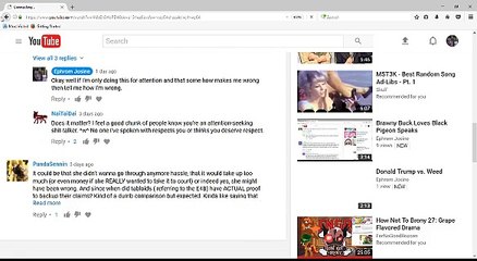 YouTube Isn't Letting Me see some users comments
