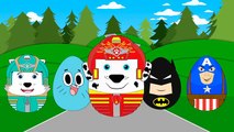 New Kids Surprise Eggs Batman Paw Patrol Marshall Gumball Captain America Toys Factory #Animation