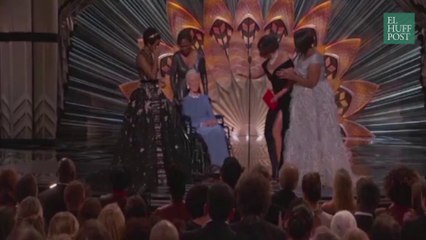 Katherine Johnson, a sus 98 años, sube al escenario de los Oscar