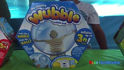 Glow Wubble Bubble Ball Family Fun Playtime with GIANT BALL Marvel Superhero The Hulk Kids