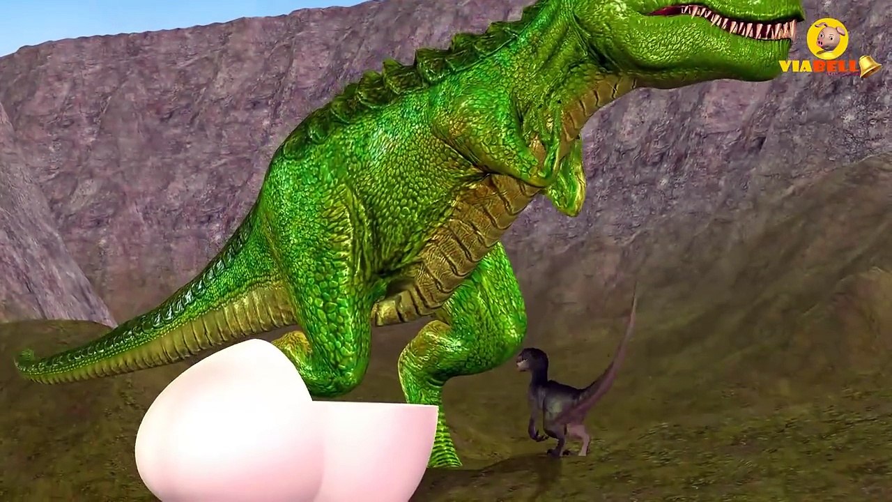 Spiderman Dinosaurs Vs Elephant Cartoon 3D Action Fight Gorilla Dinosaur Nursery Rhymes Fo