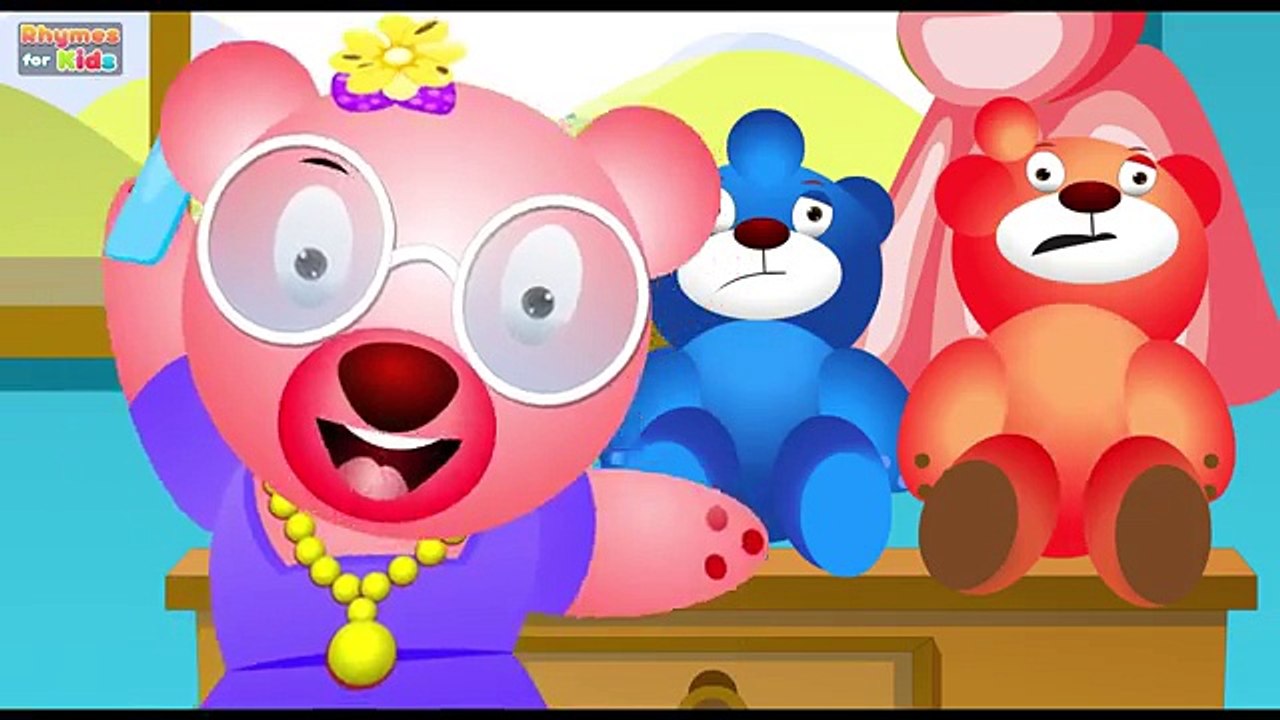 Five Little Teddy Bears Nursery Rhyme
