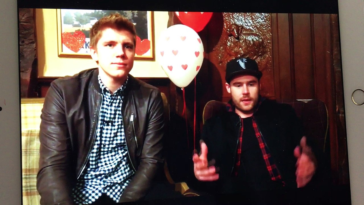 Ryan hawley & Danny Miller on stv 2017 #robron no copyright