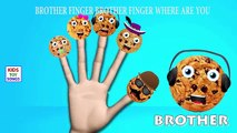 The Finger Family Chocolate Chip Pop Family Nursery Rhyme | Chocolate Chips Finger Family Songs