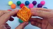 Fun Play and Learn Colours with Play Dough Modelling Clay with Animals Molds for Kids