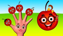 Finger Family (Cherry Family) Fruit Nursery Rhyme | Fruits Finger Family Songs - 3D Rhymes