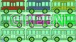 Learning Street Vehicles Colors - Learn Colours with The Little Bus - Learn Colors in English