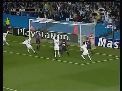 24.10.2000 - 2000-2001 UEFA Champions League Group H Matchday 5 Leeds United 1-1 Barcelona
