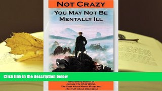 Audiobook  Not Crazy: You May Not Be Mentally Ill Charles L. Whitfield  BOOK ONLINE