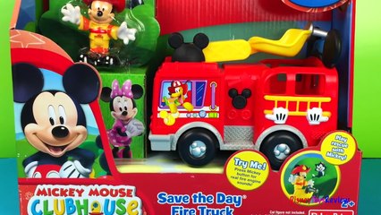 Play Doh Mickey Mouse Clubhouse Save the Day Fire Truck Rescue Toys Play Doh