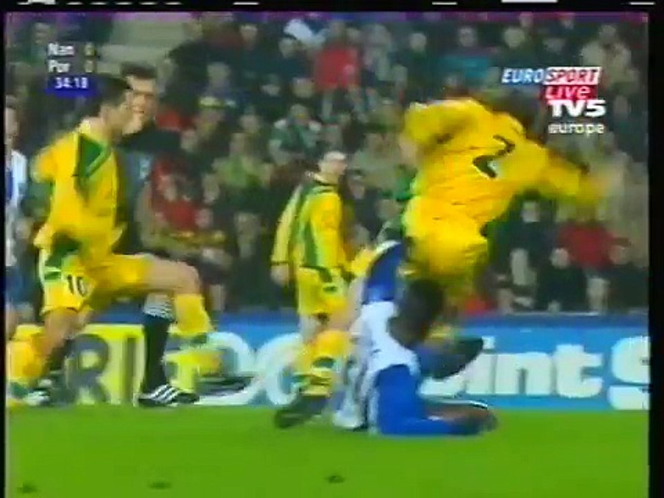 22.02.2001 - 2000-2001 UEFA Cup 4rd Round 2nd Leg FC Nantes 2-1 FC Porto