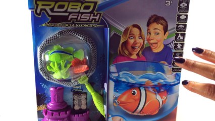 Robo Fish Limited Edition Bowl, Net and Fish Set