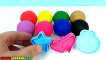 Aprender los Colores con Play Doh arco iris!! Play Doh Bolas Bebé Moldes Creativas y Divertidas para los Niños