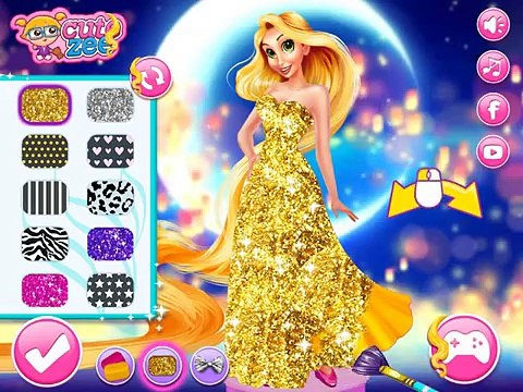 Рапунцель дизайнер мода мультфильм для детей -лучшие детские игры лучшие детские игры -Лучшее видео дети