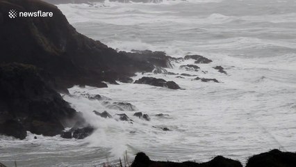 Storm Ewan hits the Irish coast