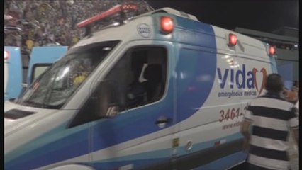 Ocho heridos en un accidente durante el estreno del carnaval de Río de Janerio
