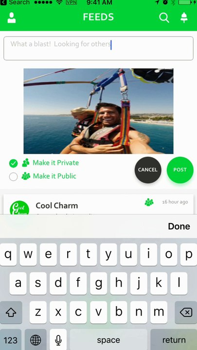 Coolcharm App Demo video