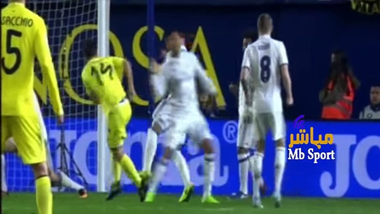 أهداف مباراة ريال مدريد وفياريال (3-2) الدوري الاسباني 2017