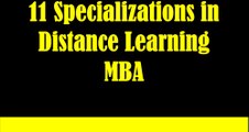 11 Specializations in distance learning MBA offered by amity university