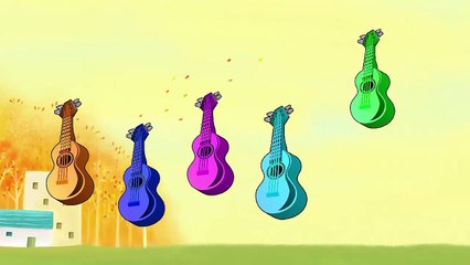 Мультфильм Finger Семья | Гитара Finger Семья Детские Finger Семья Рифмуется Для Детей