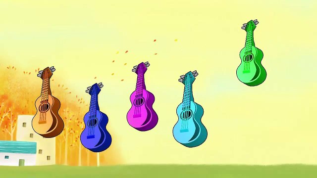 Мультфильм Finger Семья | Гитара Finger Семья Детские Finger Семья Рифмуется Для Детей