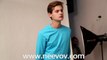 Men's Turquoise Round Neck T-Shirt Full Sleeve @Neevov Shoot