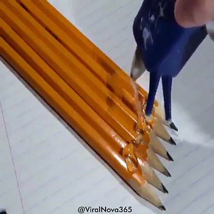 Interesting idea with pencils