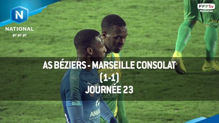 J23 : AS Béziers - Marseille Consolat (1-1), le résumé