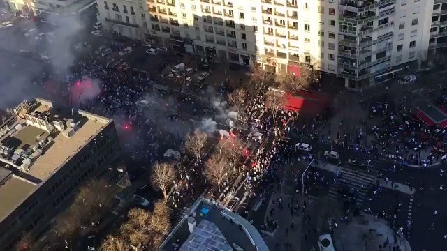 Cortège de supporters marseillais avant OM -PSG [2016/2017]