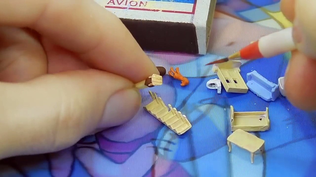 DIY Miniature Dollhouse in Matchbox for MLP. how to make mini house for MLP tutorial
