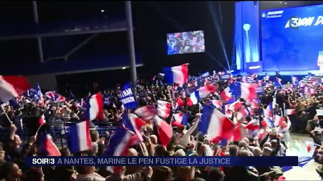 Présidentielle : premier grand  meeting à Nantes pour Marine Le Pen