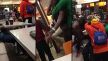 Une bagarre de filles éclate dans un fast-food