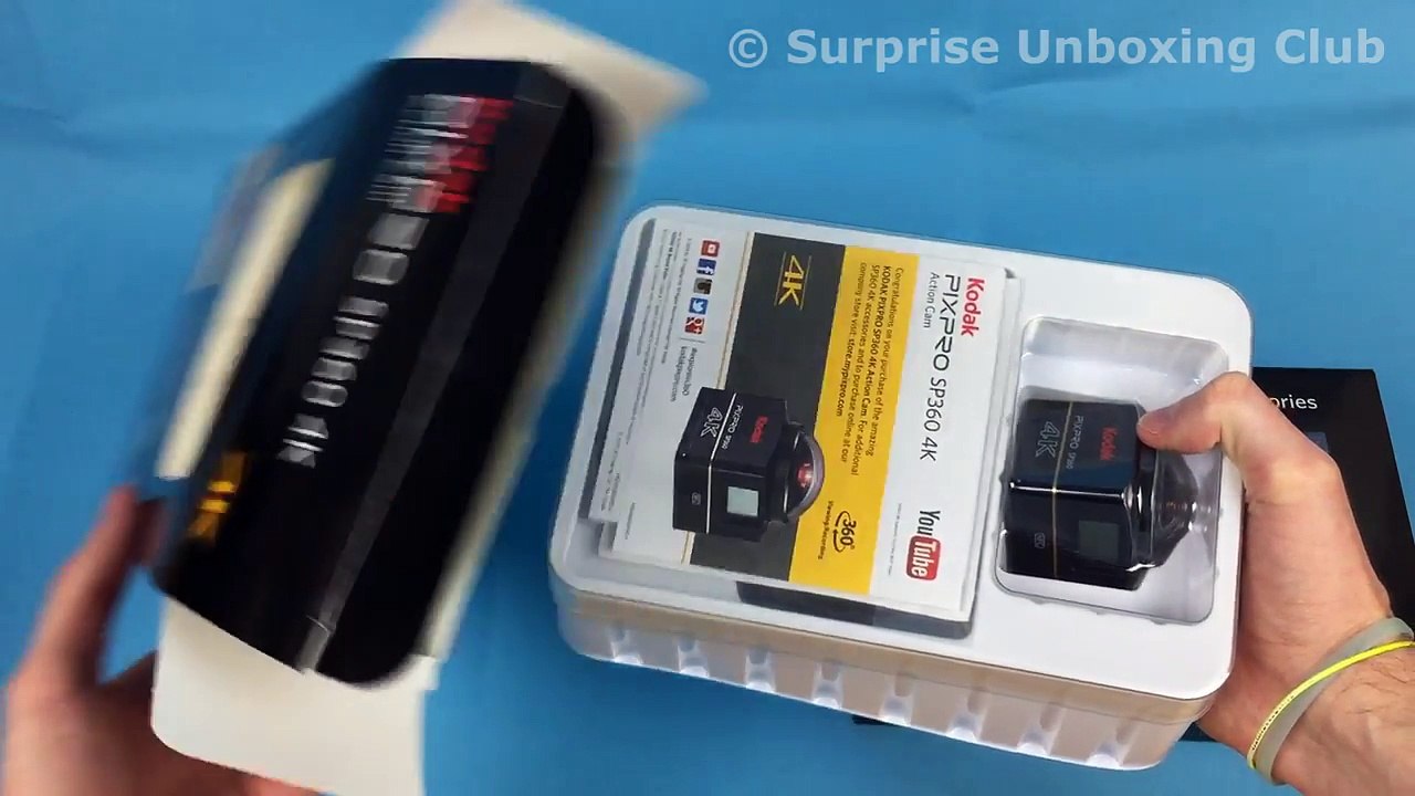 Best 360° Degree Camera in 4K unboxing - with VR - Kodak Sp360 4K