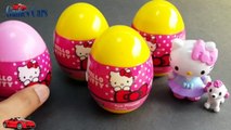 Jada Stephens Cars Hello Kitty Surprise Eggs Unboxing Video | Hello Kitty Toys