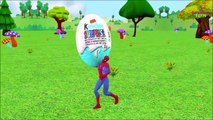 Learn ABC With Spiderman Surprise Egg | ABC Songs for Children | Spiderman Cartoons for kids