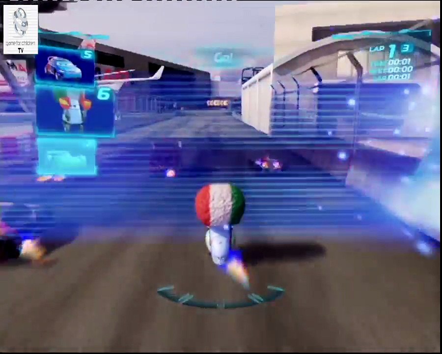 Cars 2 Game - Team Lightning Guido - Runway Tour - Disney Car