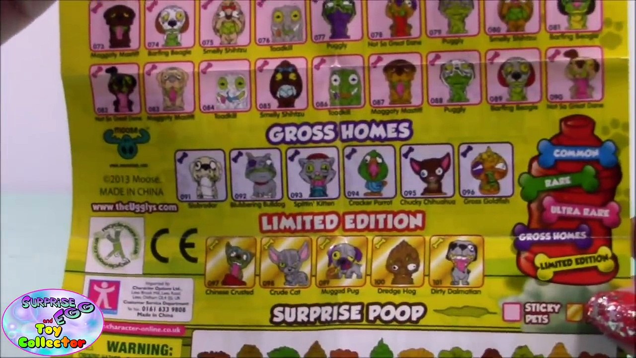 THE UGGLYS PET SHOP 3 Can Opening - Surprise Egg and Toy Collector SETC