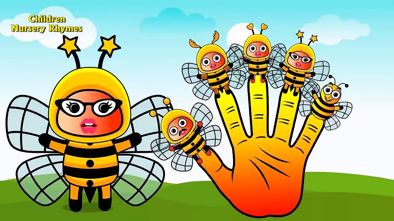 Finger Family (Honey Bee) Nursery Rhymes for Children | Finger Family Songs - Daddy Finger