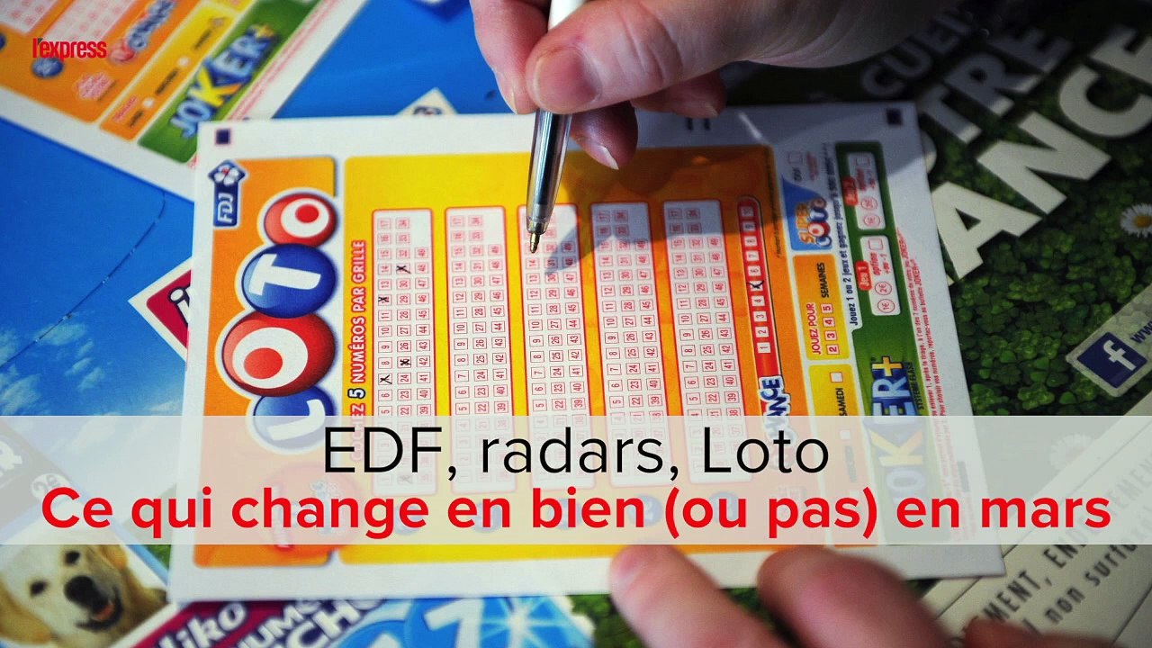Radars, EDF, Loto, casque obligatoire... : les nouveautés qui vous attendent en mars