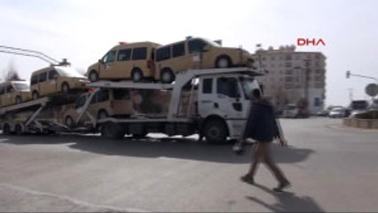 Kilis Suriyeli Polislerin Araçları da Gönderildi