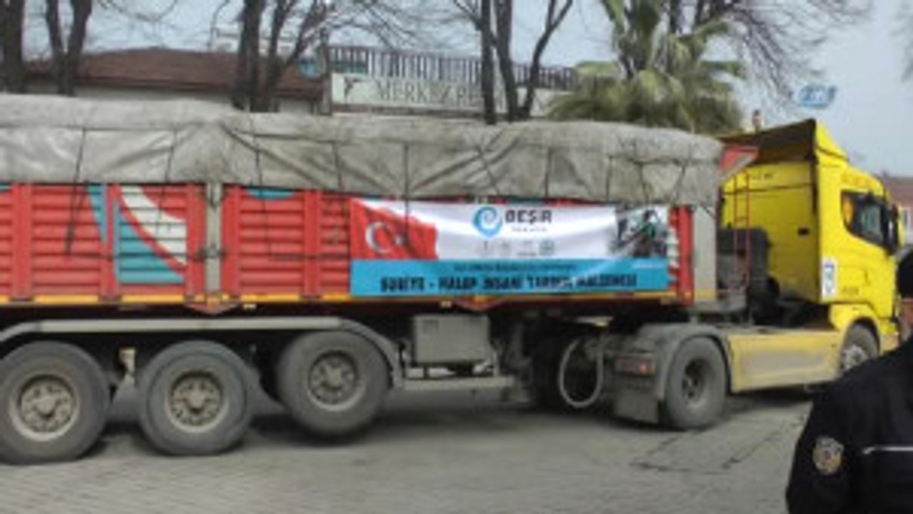 Akçakoca'dan Halep'e Yardım Konvoyu