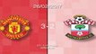 Manchester United 3-2 Southampton in words and numbers