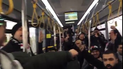 Beşiktaş taraftarı TT Arena yolunda