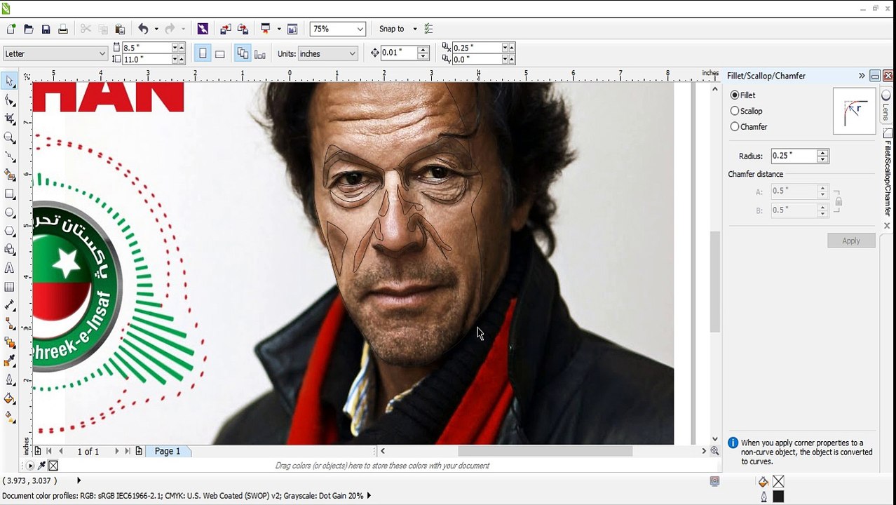 Imran Khan Illustration