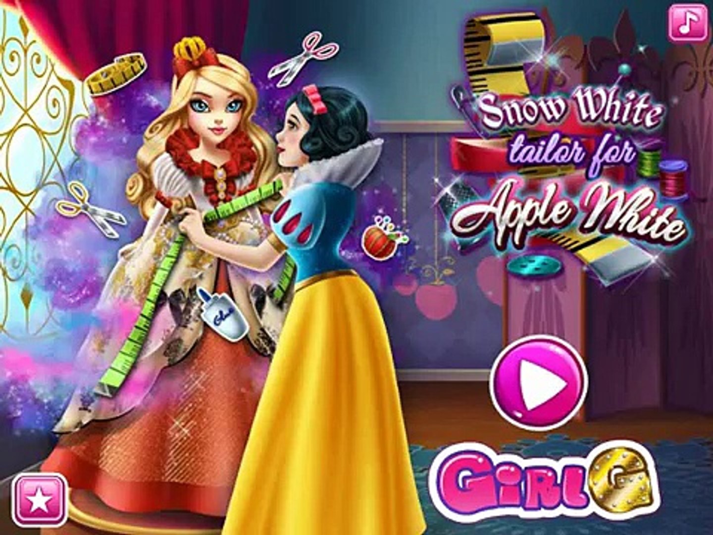 Снег Белый Портной для Apple, Белый | лучшие игры для девочек детские игры играть