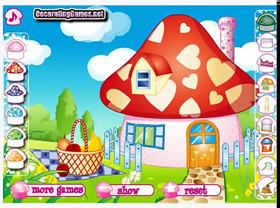 Smurf House Decorating Games Fantastic Episode Part1
